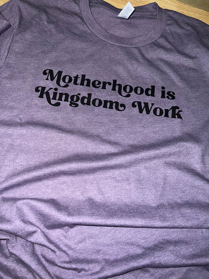 Motherhood is kingdom work